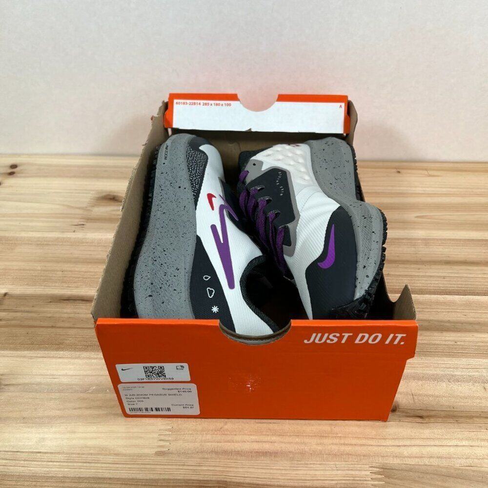Nike Air Zoom Pegasus 39 Shield road running shoes Womens 7 Light bone Cobble - Picture 2 of 10
